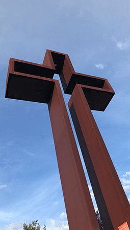 How big is this Cross in Kerrville park