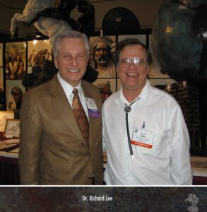 A photo of Max Greiner and Dr. Richard Lee