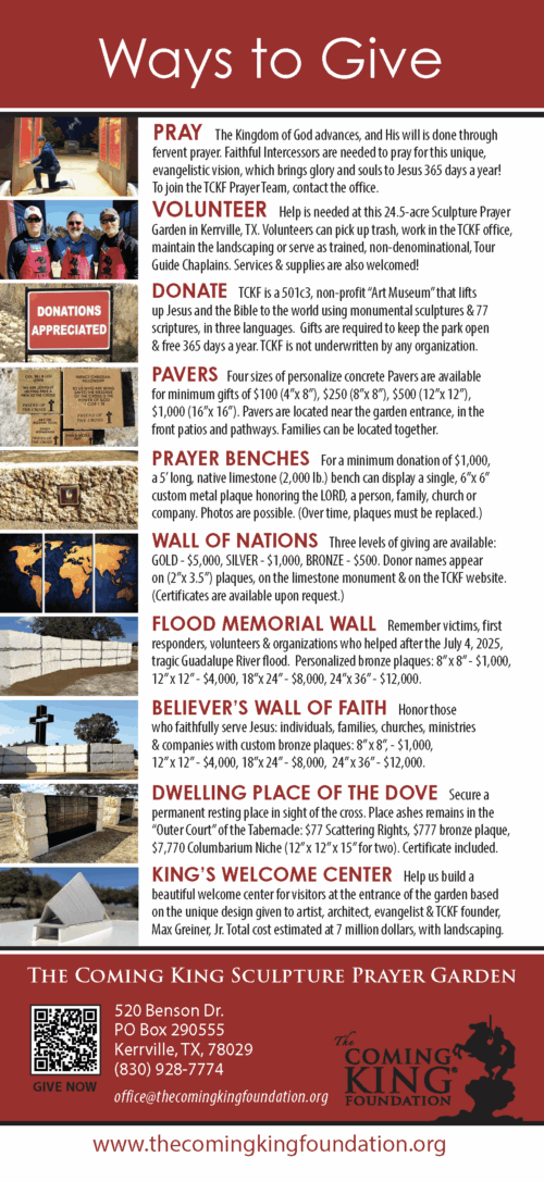 Giving Rack Card Back