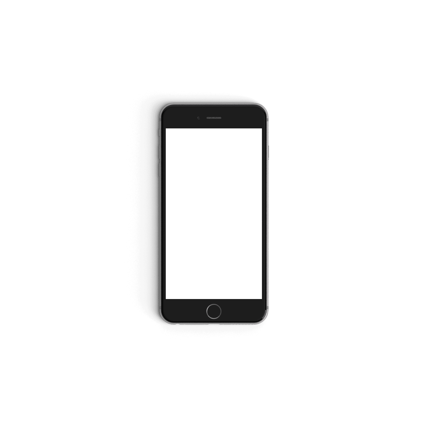 a blank phone screen